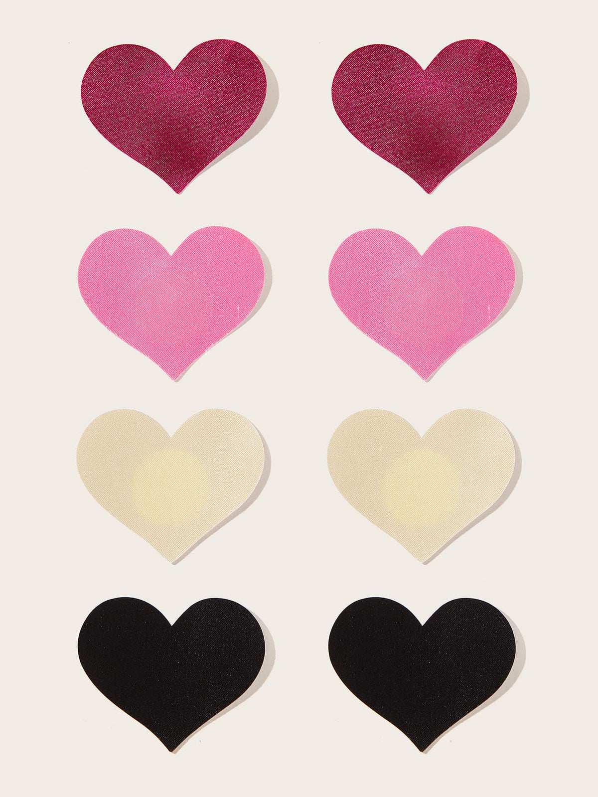 4 pairs Heart Nipple Covers