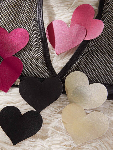 4 pairs Heart Nipple Covers