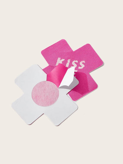 8 Pairs Letter Graphic Nipple Cover