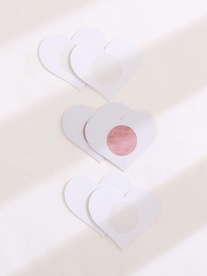 3 pairs Glitter Heart Nipple Cover