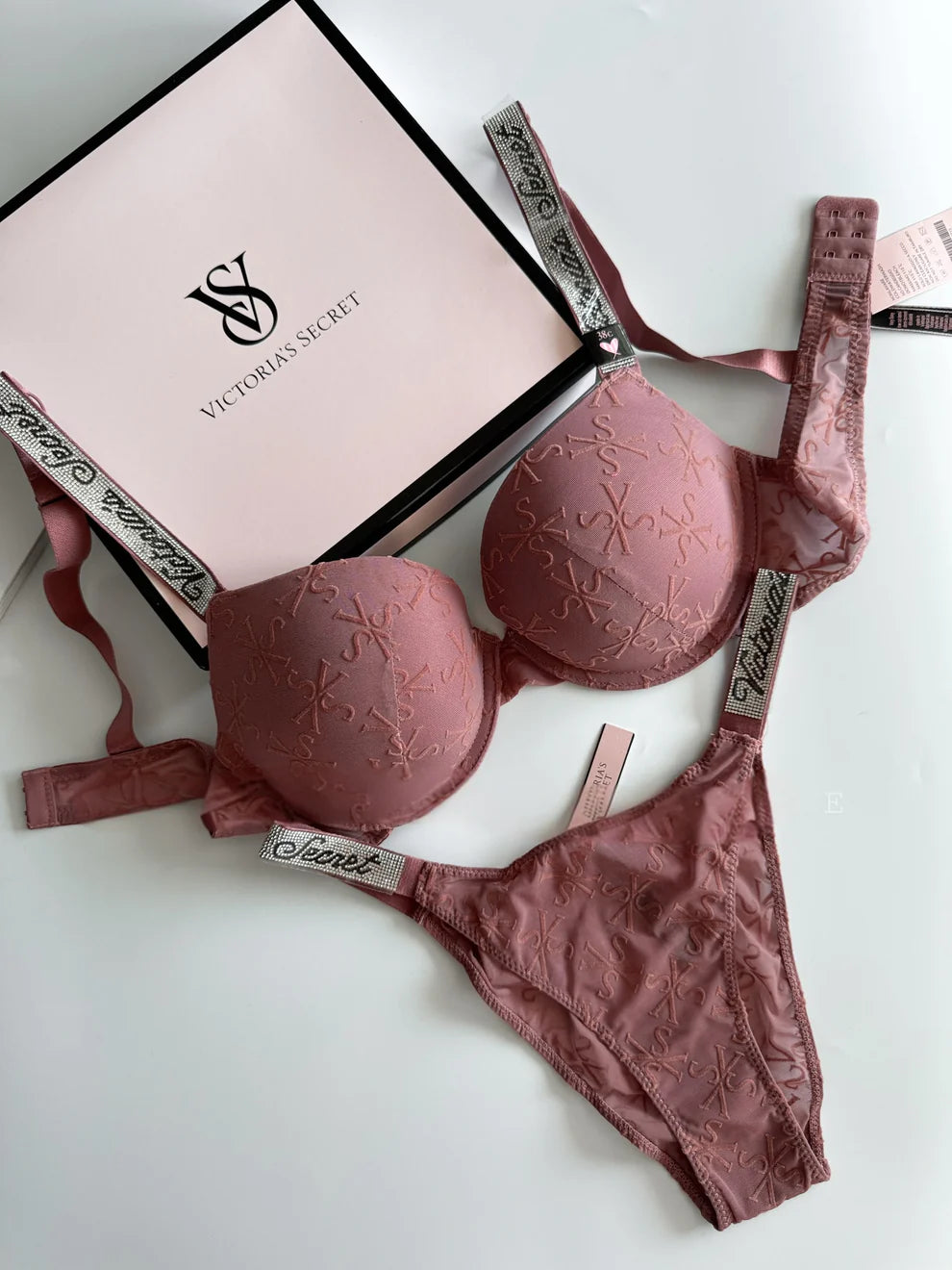 Blush Reverie Jacquard Bra Panty Set
