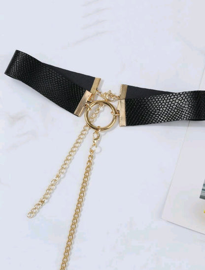 Chain Linked Nipple Cover with Choker